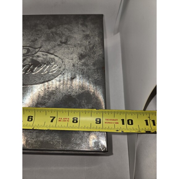 Vtg Delacre Tin Box Metal Cookie Biscuit Container Advertisement 9-1/8 x 8-1/2 - Picture 5 of 6